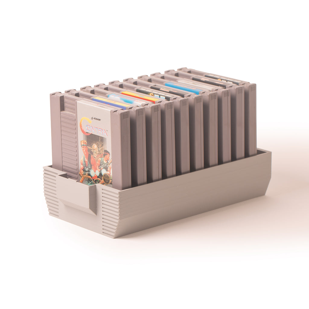 NES Cartridge Storage Rack