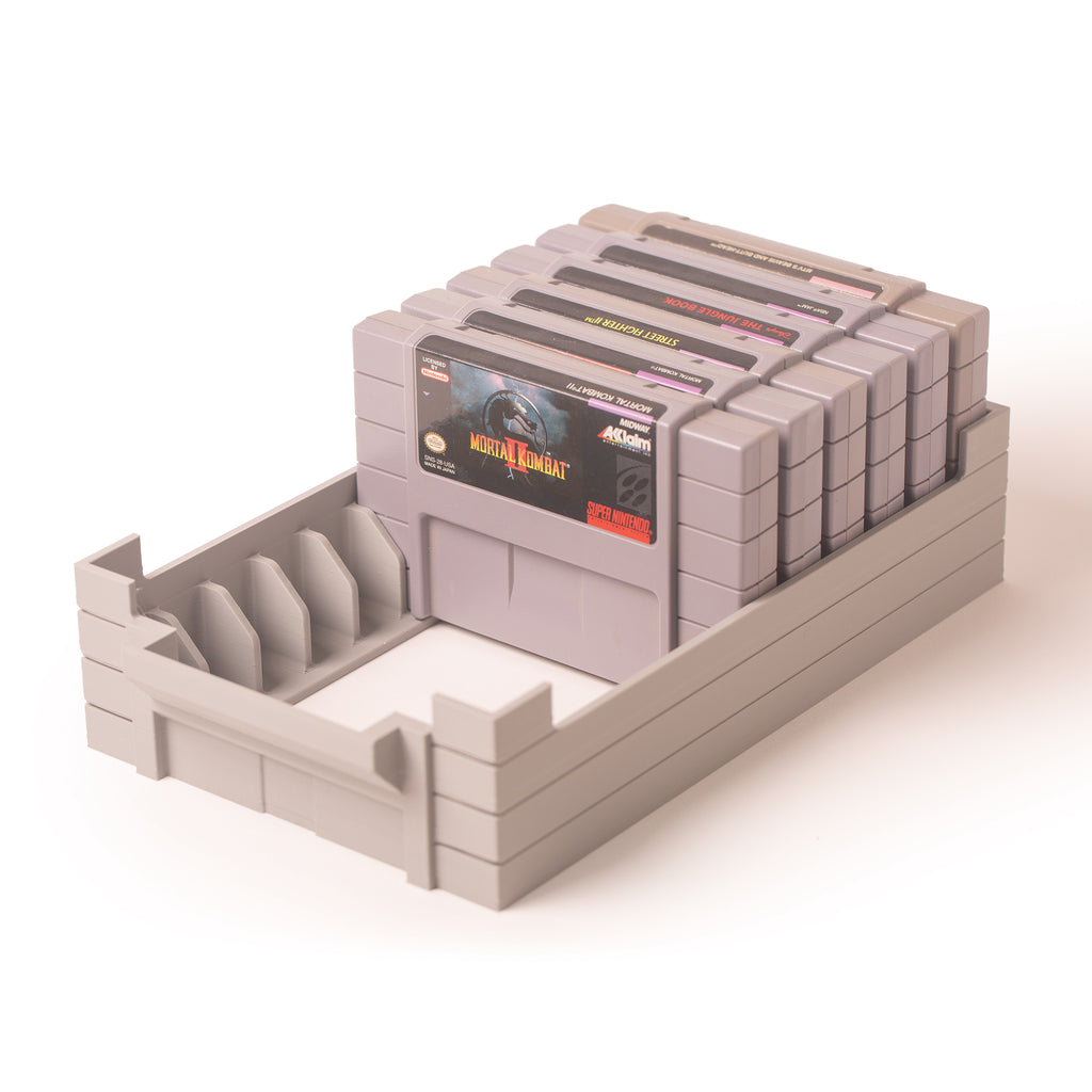 SNES Cartridge Storage Rack
